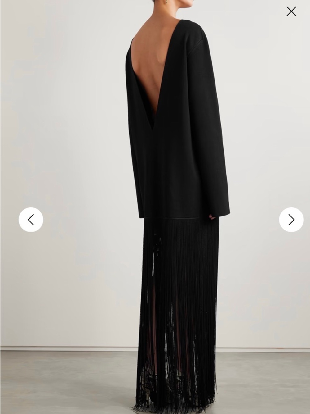 Khaite Paley Fringe Ribbed-knit Dress - Picture 2 of 3